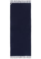 Acne Studios Scarf in Navy, view 2, click to view large image.
