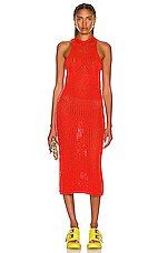 Acne Studios KAUBREE ミディ丈ドレス - Bright Red | FWRD