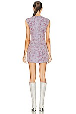 Acne Studios Sleeveless Mini Dress in Purple, view 3, click to view large image.