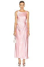 Acne Studios Slip Dress in Fresh Pink, view 1, click to view large image.