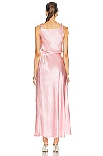 Acne Studios Slip Dress in Fresh Pink, view 4, click to view large image.