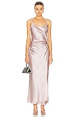 Acne Studios Maxi Dress in Light Lilac Purple, view 1, click to view large image.