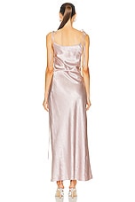 Acne Studios Maxi Dress in Light Lilac Purple, view 4, click to view large image.