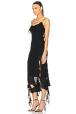 Acne Studios Sleeveless Dress in Black, view 3, click to view large image.