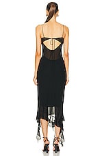 Acne Studios Sleeveless Dress in Black, view 4, click to view large image.