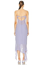 Acne Studios Sleeveless Dress in Lilac Purple, view 4, click to view large image.