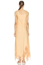 Acne Studios Daya Maxi Dress in Pastel Orange, view 4, click to view large image.