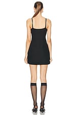 Acne Studios Mini Dress in Black, view 3, click to view large image.