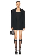 Acne Studios Mini Dress in Black, view 4, click to view large image.