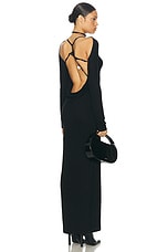 Acne Studios Etrixie Dress in Black, view 1, click to view large image.