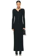 Acne Studios Etrixie Dress in Black, view 2, click to view large image.