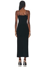 Acne Studios Kylie Dress in Black, view 3, click to view large image.