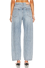 Acne Studios Straight Pant in Light Blue, view 3, click to view large image.