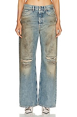 Acne Studios 2021 Loose Fit in Mid Blue, view 1, click to view large image.