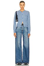 Acne Studios Vintage Baggy Wide Leg in Mid Blue, view 4, click to view large image.