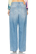 Acne Studios Low Rise Baggy Wide Leg in Light Blue, view 3, click to view large image.