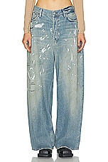 Acne Studios Baggy Wide Leg in Anthracite Grey, view 1, click to view large image.
