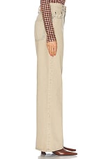 Acne Studios Wide Leg in Light Sand, view 3, click to view large image.