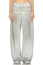 Acne Studios Parge Baggy in Pearl Ivory, view 1, click to view large image.