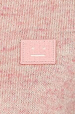 Acne Studios Solid Cardigan in Faded Pink Melange, view 6, click to view large image.