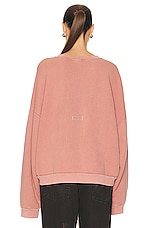 Acne Studios Baggy Sweatshirt in Vintage Pink, view 3, click to view large image.