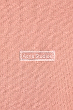 Acne Studios Baggy Sweatshirt in Vintage Pink, view 5, click to view large image.