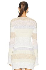 Acne Studios Knit Sweater in Off White & Cream, view 4, click to view large image.