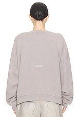 Acne Studios Fester Sweatshirt in Dusty Purple, view 3, click to view large image.