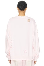 Acne Studios Franziska Sweatshirt in Faded Pink, view 3, click to view large image.