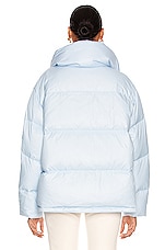 Acne Studios Puffer Jacket in Sky Blue, view 4, click to view large image.