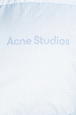 Acne Studios Puffer Jacket in Sky Blue, view 6, click to view large image.