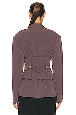 Acne Studios Suit Blazer in Dove Purple, view 3, click to view large image.