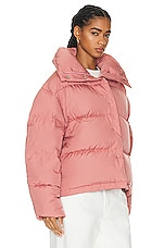 Acne Studios Puffer Jacket in Blush Pink, view 3, click to view large image.