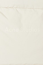 Acne Studios Puffer Jacket in Milk White, view 6, click to view large image.
