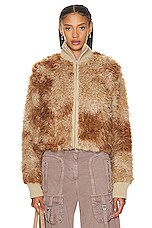Acne Studios Dual Color Jacket in Brown & Beige | FWRD