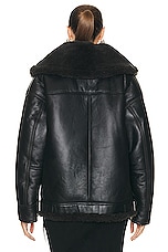 Acne Studios Lined Jacket in Black & Black, view 5, click to view large image.