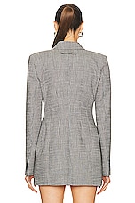 Acne Studios Suiting Blazer in Grey Melange, view 4, click to view large image.