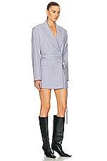 Acne Studios Suiting Jacket in Dusty Lilac, view 2, click to view large image.