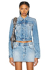 Acne Studios Denim Jacket in Light Blue, view 1, click to view large image.