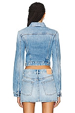 Acne Studios Denim Jacket in Light Blue, view 3, click to view large image.