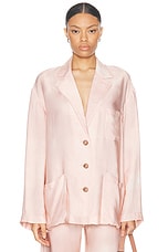 Acne Studios Jolden Suit Jacket in Pale Pink, view 1, click to view large image.