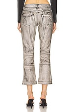 Acne Studios Slim Straight Pant in Black & White, view 3, click to view large image.