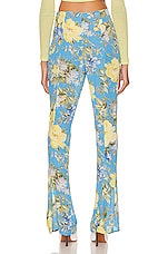 Acne Studios Flower Pant in Blue, view 3, click to view large image.