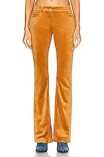 Acne Studios Skinny Trouser in Honey Yellow, view 1, click to view large image.