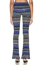 Acne Studios Striped Trouser in Dark Blue & Multi, view 3, click to view large image.