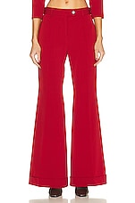 Acne Studios Suit Trouser in Red, view 1, click to view large image.