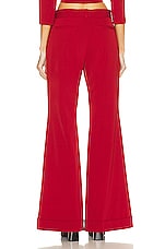 Acne Studios Suit Trouser in Red, view 3, click to view large image.