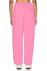 Acne Studios Drawstring Sweatpant in Bright Pink, view 3, click to view large image.