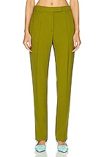 Acne Studios Tailored Trouser in Seaweed Green, view 1, click to view large image.