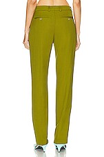 Acne Studios Tailored Trouser in Seaweed Green, view 3, click to view large image.